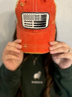 Baseball Flag Hat