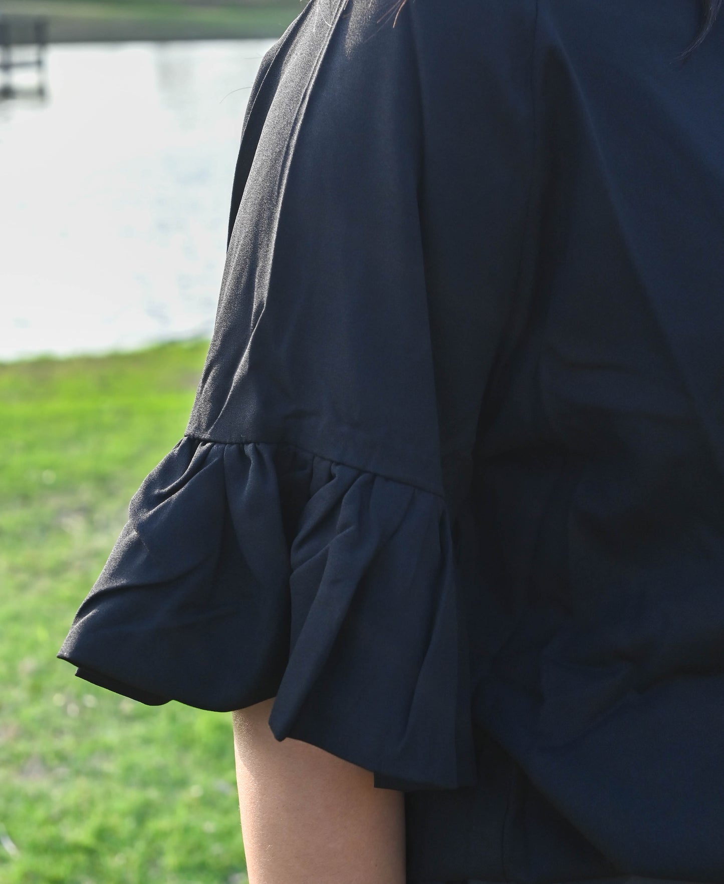 Rebecca Ruffle Sleeve Top
