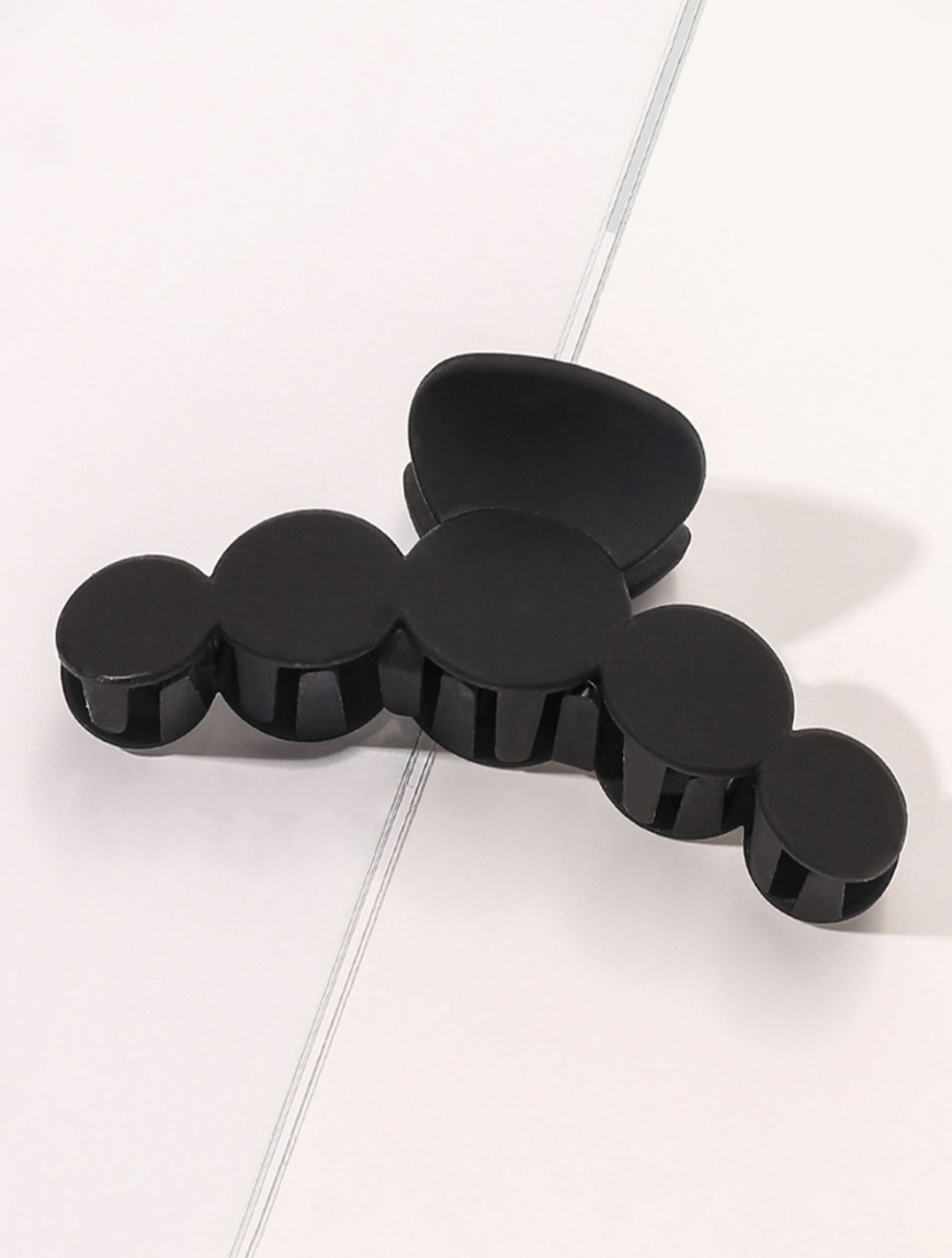 5 Circles Frosted Hair Claw Clip