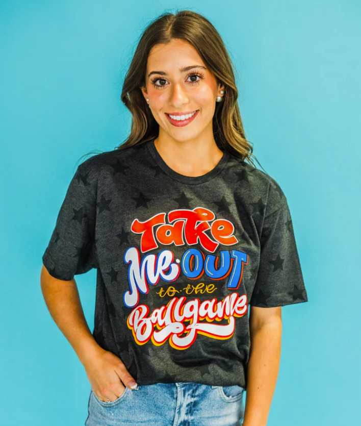Take Me Out To The Ballgame Star Tee