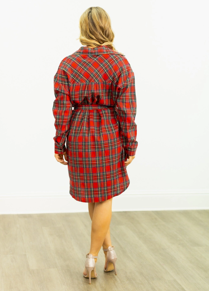 Flannel Perfection Shirt Dress
