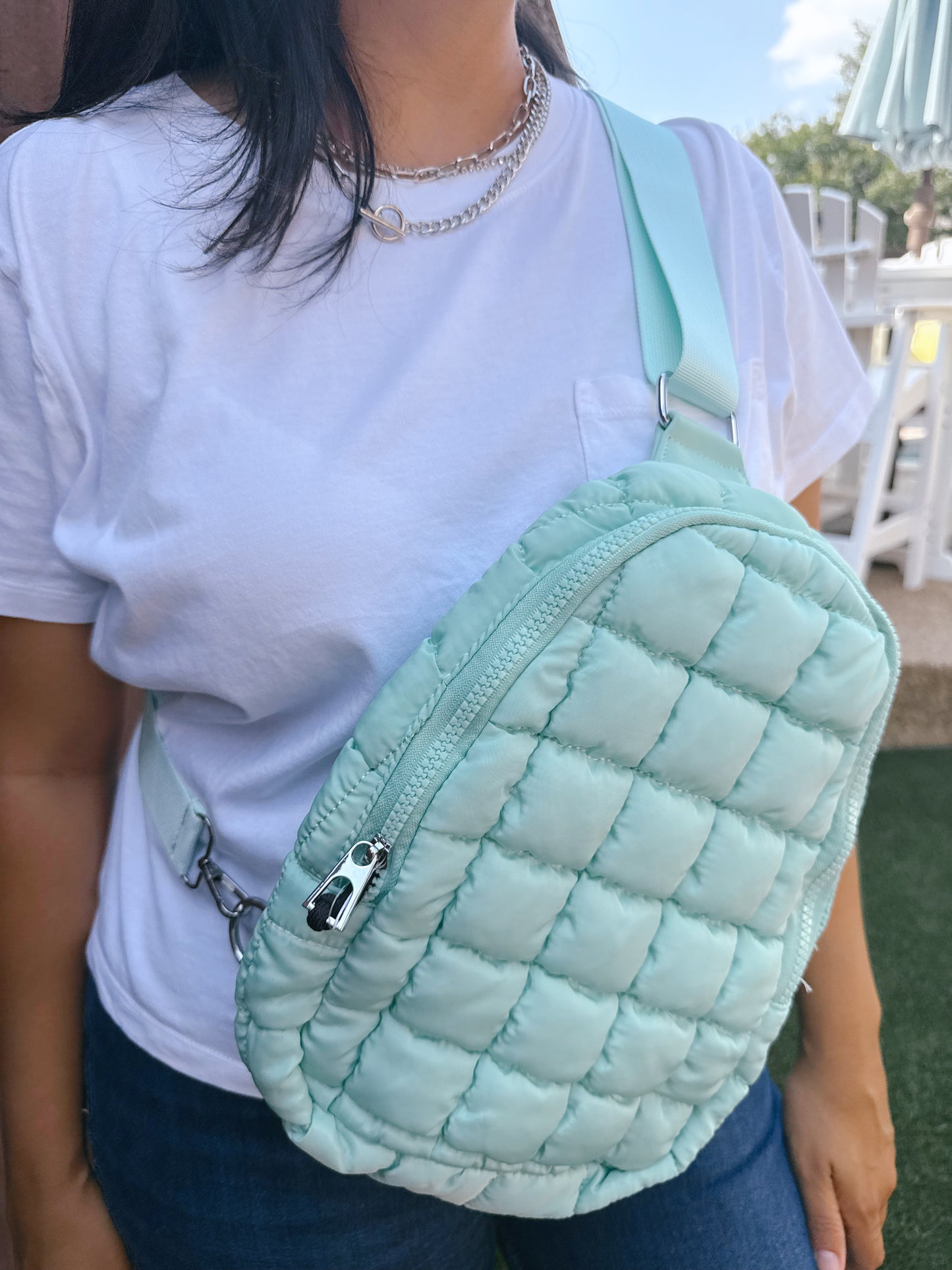 Quilted Sling Bag