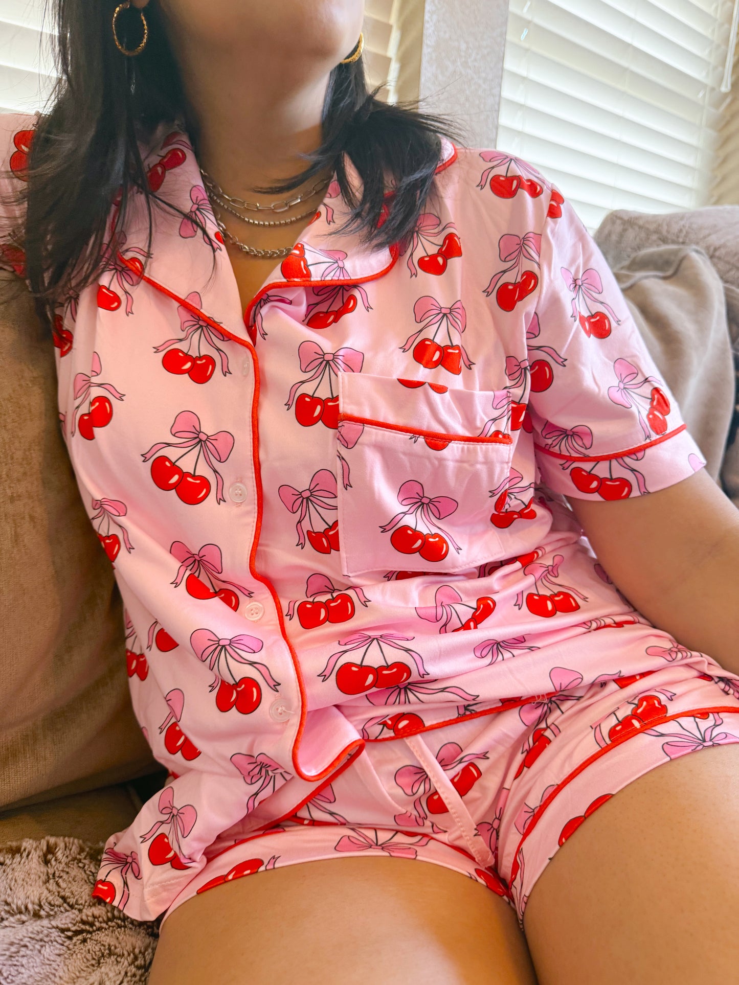 Cherries & Bows Pajamas