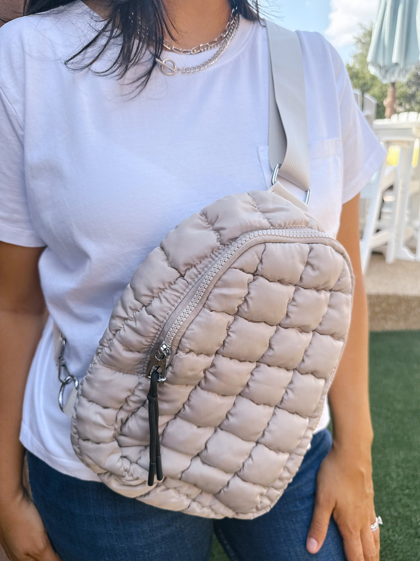 Quilted Sling Bag