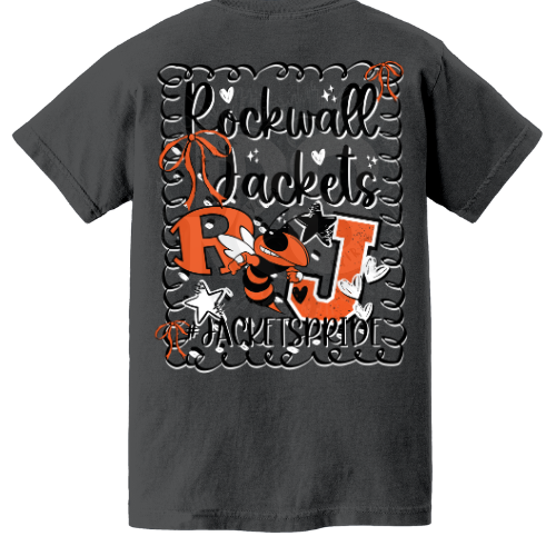 Rockwall Jackets Bow Tee- graphite