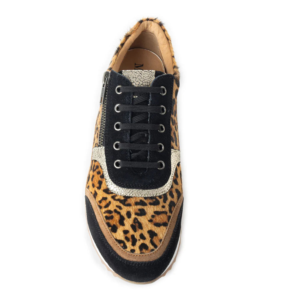Leopard Print Velocity Sneakers