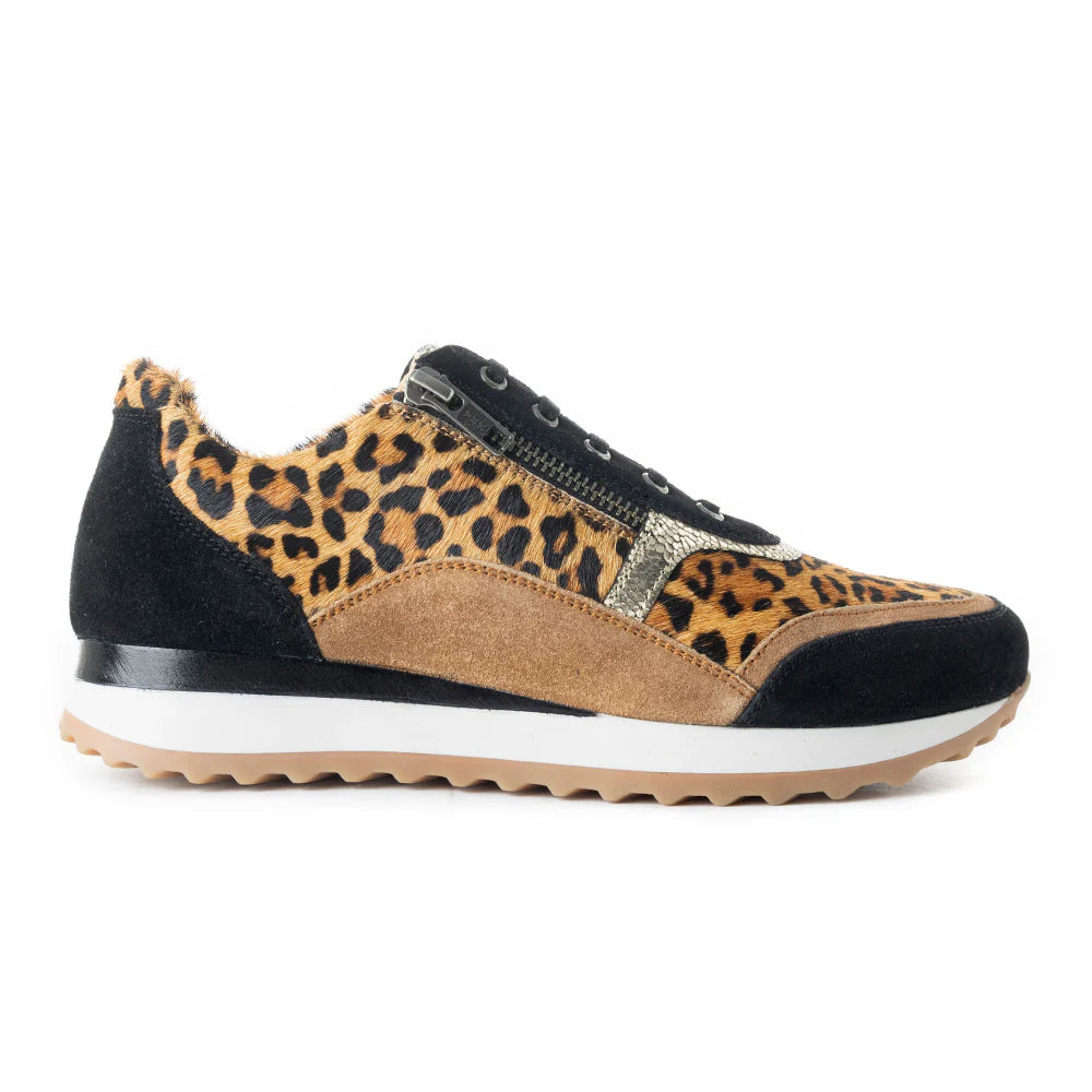 Leopard Print Velocity Sneakers