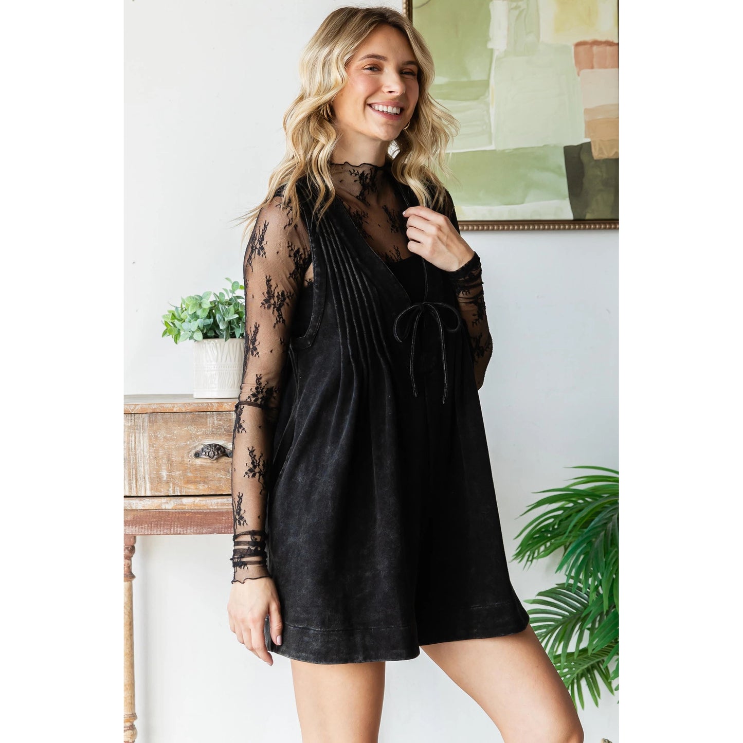 Terry Sleeveless Romper