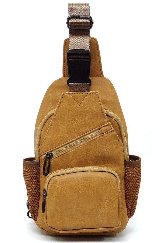 Vegan Leather Sling Bag