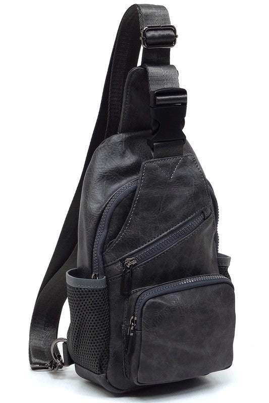 Vegan Leather Sling Bag