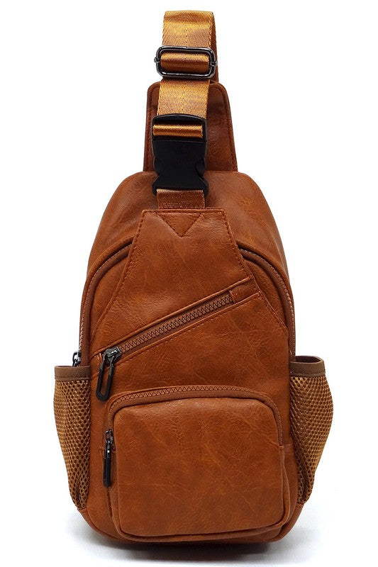 Vegan Leather Sling Bag