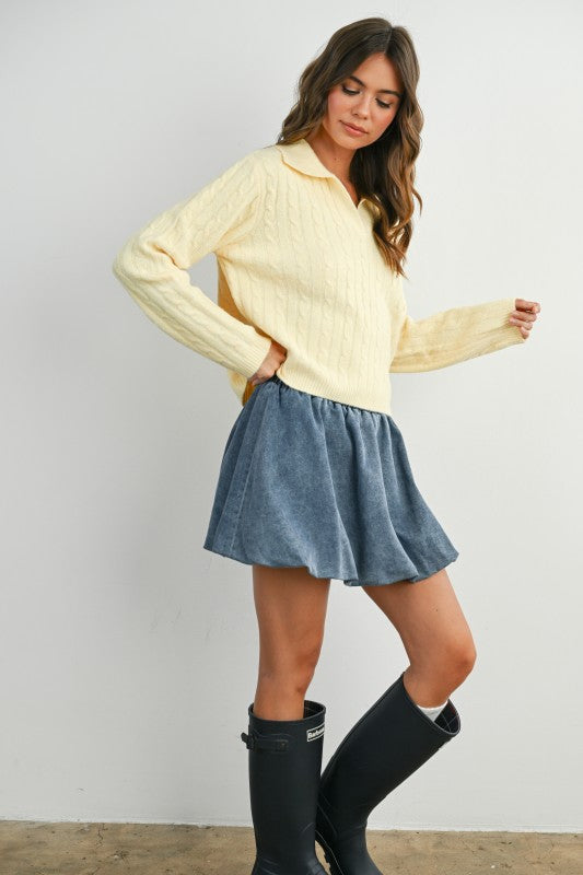 Buttery Soft Cable Knit Sweater