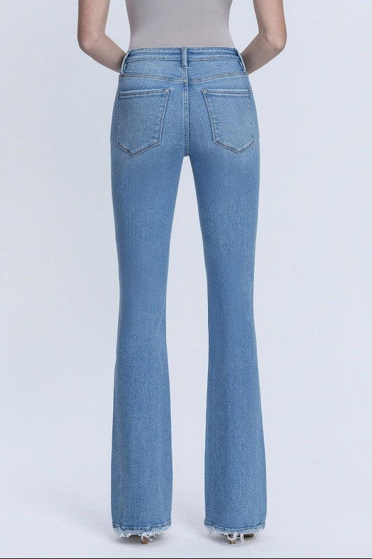 High Rise Boot Cut Denim Jeans