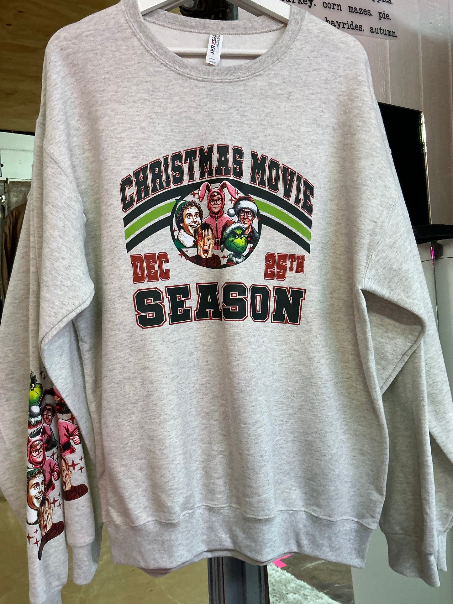 Christmas Movie Season Sweatshirt