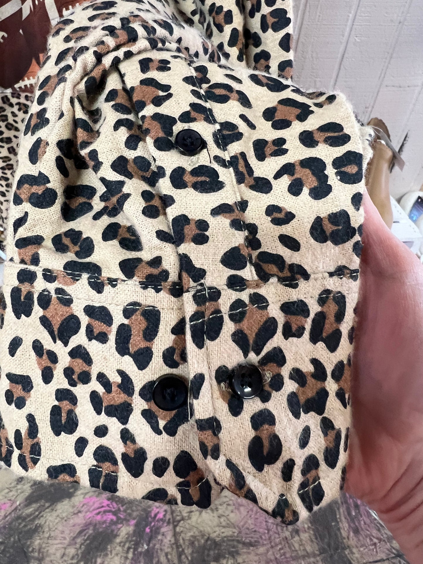 Game Day Leopard Flannel