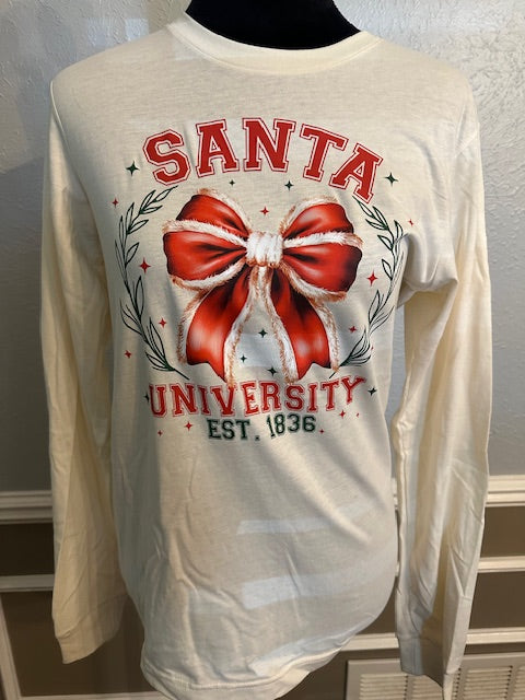 Santa University Long Sleeve Shirt