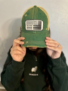 Baseball Flag Hat