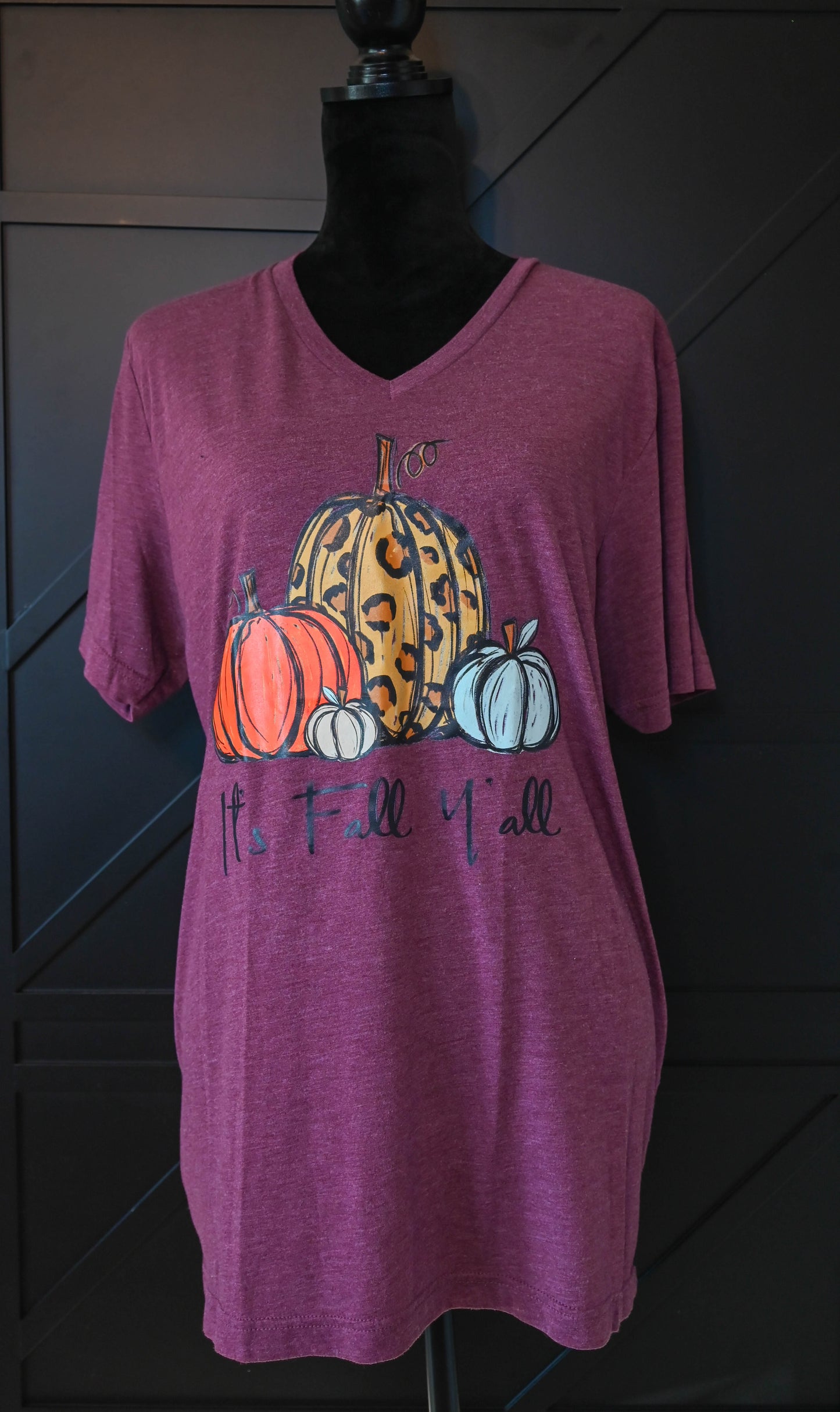 It's Fall Y'all V-Neck Tee