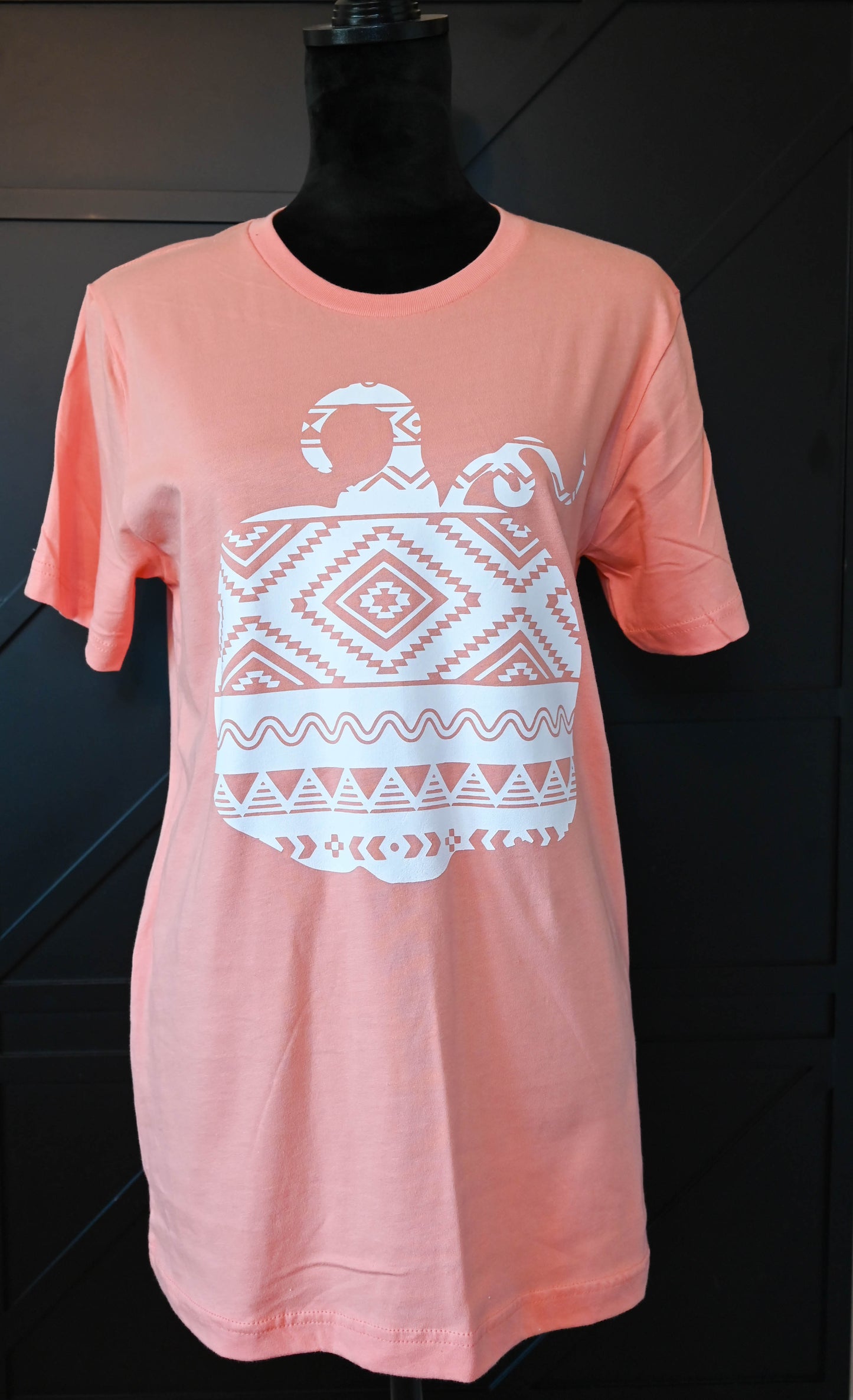 Patterned Pumpkin Tee