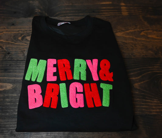 Merry & Bright Lightweight Crewneck