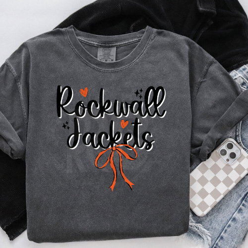 Rockwall Jackets Bow Tee- graphite