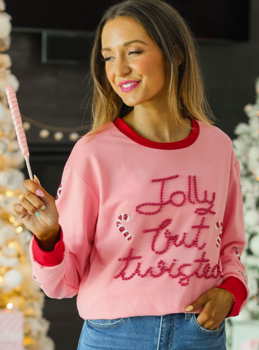 Jolly But Twisted Sweater