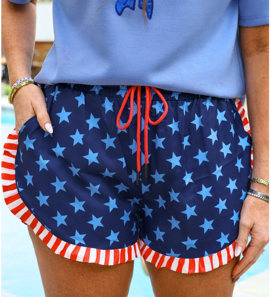 Oh My Stars Ruffle Shorts