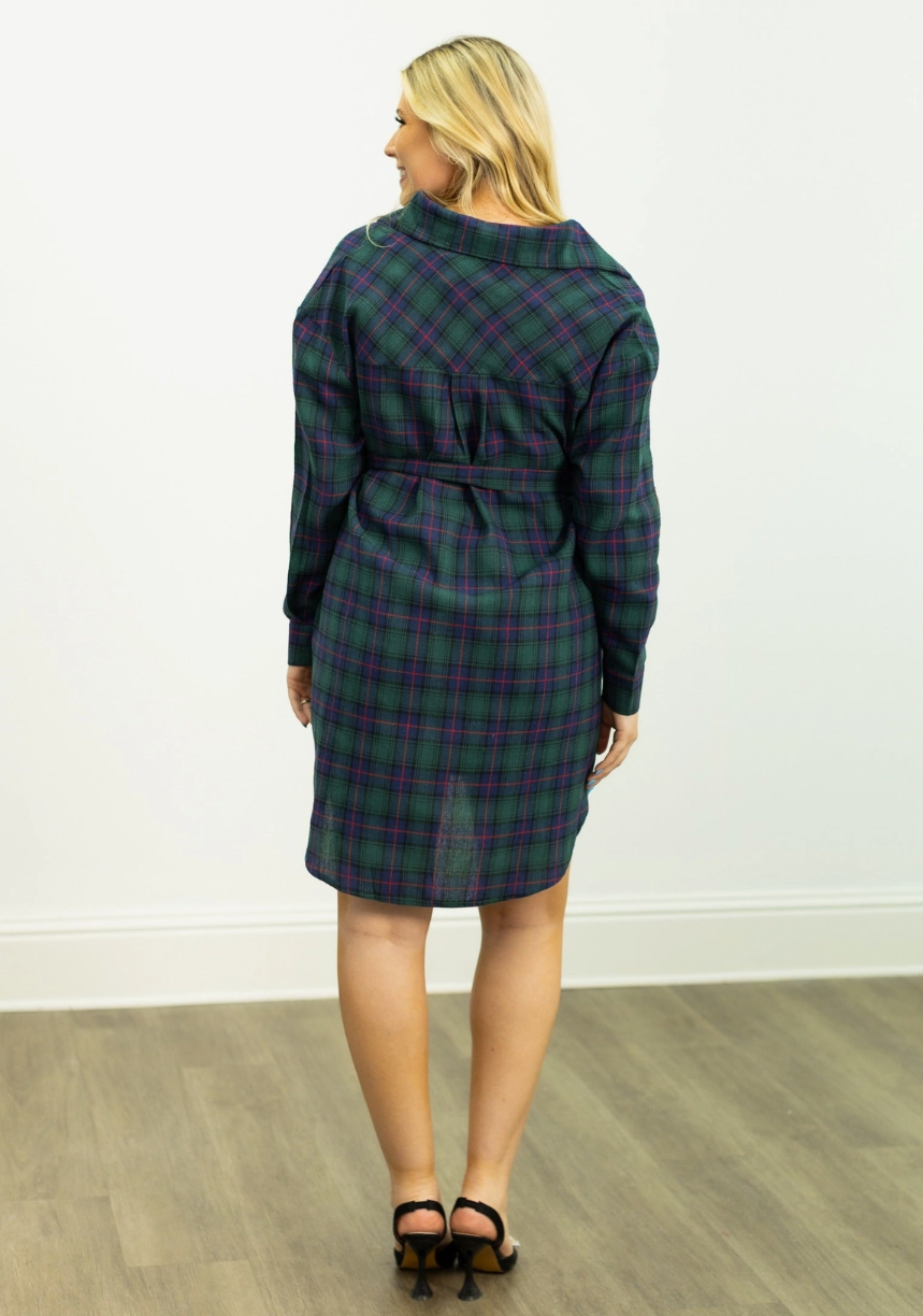 Flannel Perfection Shirt Dress