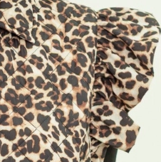Leopard Quilted Puffer Vest